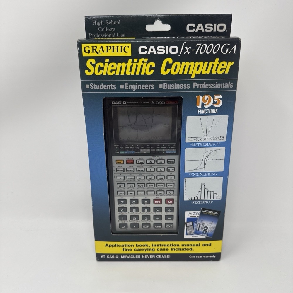 Vintage Casio Scientific Graphing Calculator fx-7000GA NIB 1986